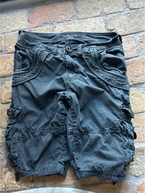 Nick Danger Men's Black Cargo Shorts Size 30